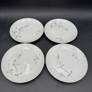 Salad Plates in Cherry Blossom by Fine China of Japan Set of 4